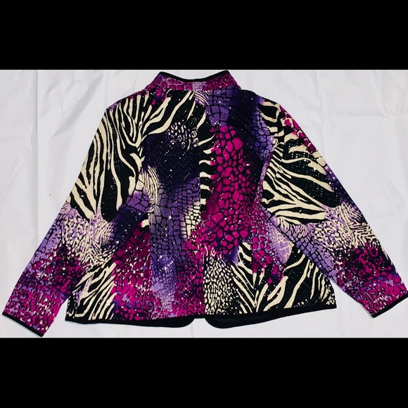 NWT ADRESSING WOMAN SEQUIN EMBELLISHED ZIP - Picture 4 of 4